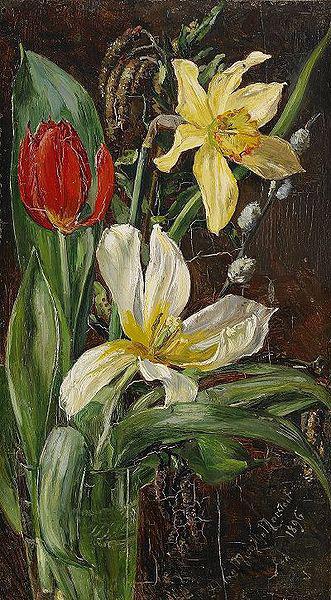Anna Munthe-Norstedt Still Life with Flowers oil painting picture